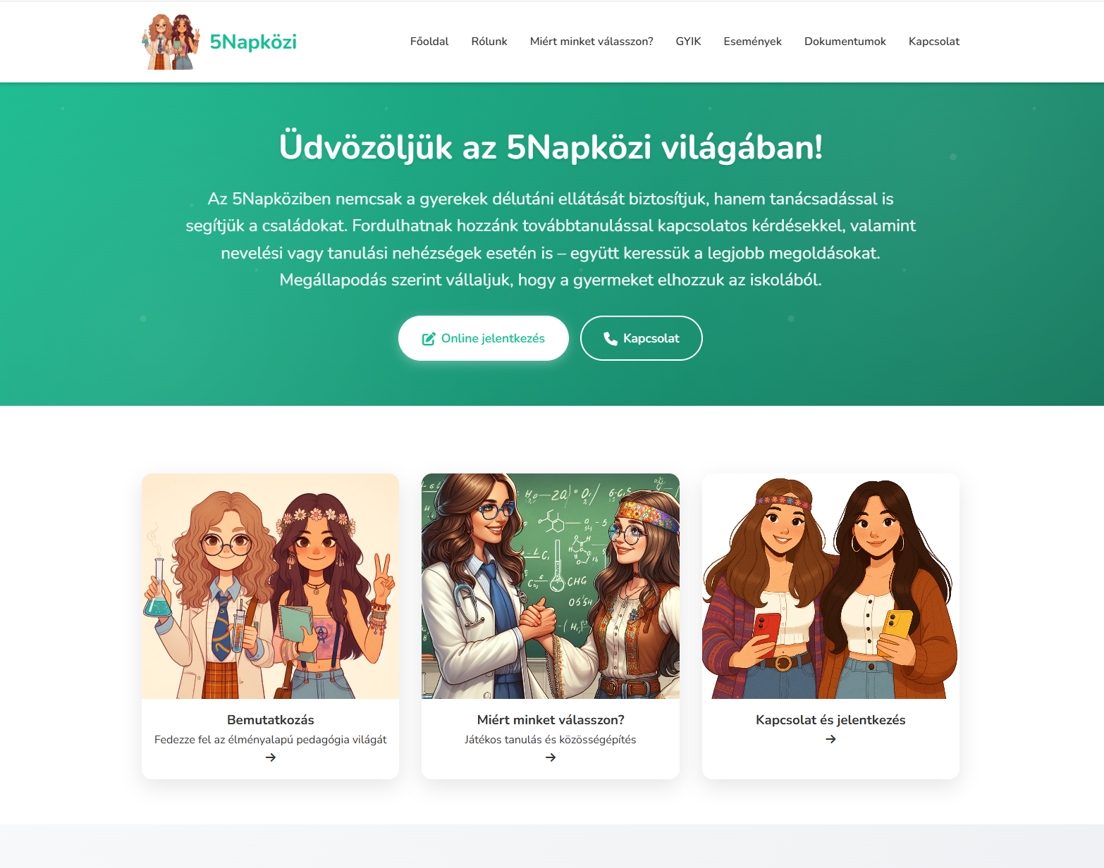 5Napközi projekt