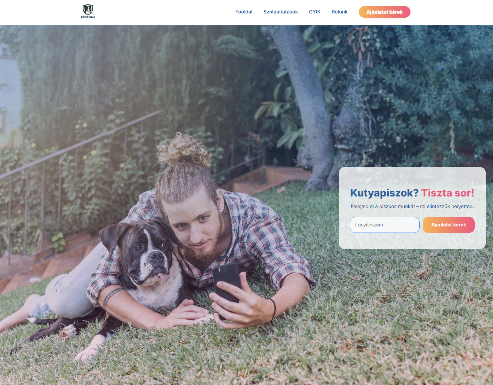 Bark and Clean projekt